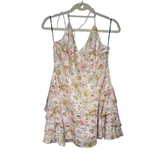 Floral Halter Dress - Picture 1 of 8